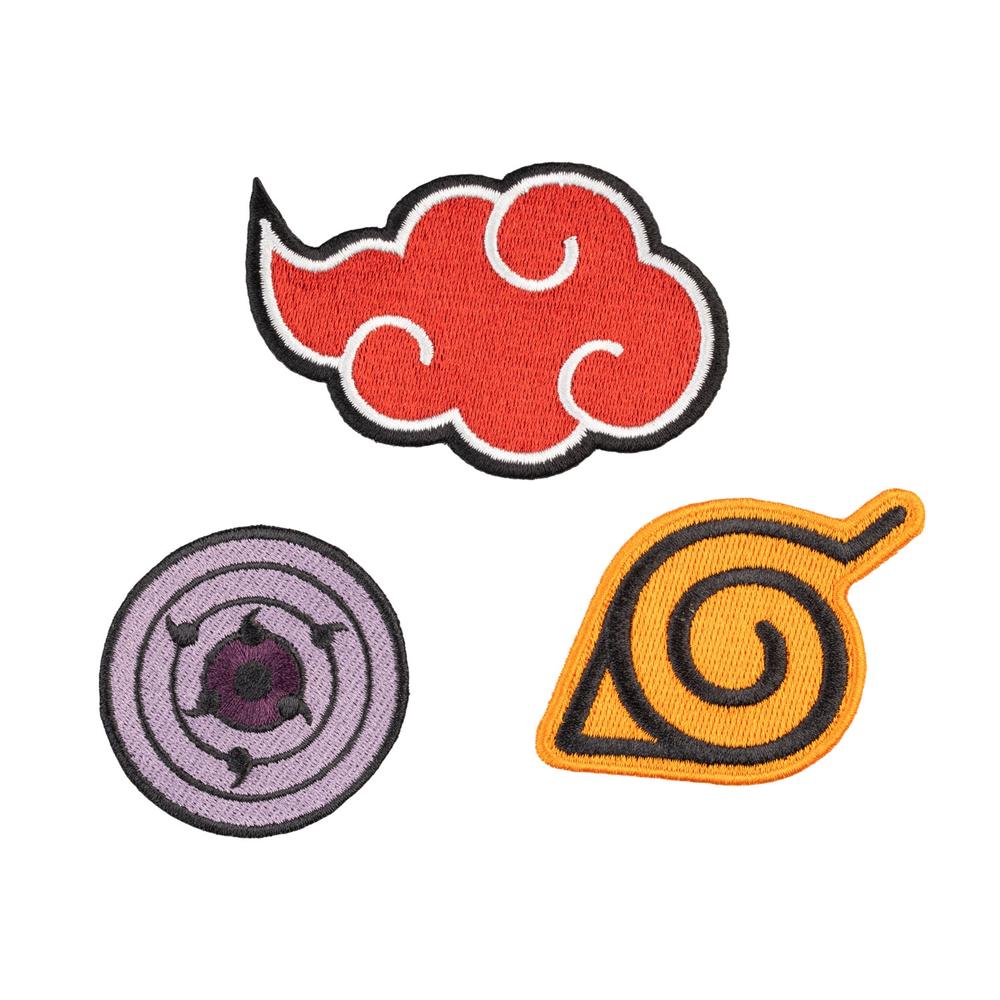 Grupo Erik Naruto - Set Of 3 Ensemble de patchs de vêtements - Multicolore